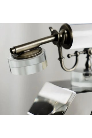 Antika Telefon Tasarım Cam Masaüstü Aksesuarı,eskitme Gold Lüks Ofis Masası Aksesuarı