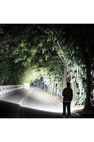 Yaozixa Sd-0712a Abs Materyal Li-po Pil Led El Feneri, Usb Şarjlı, Yaşam Seviyesi Su Geçirmez, Güçlü Işık-orta Işık-flaş Modları, Outdoor-aktiviteler-günlük Kullanim İçin Uygun Çok Renkli