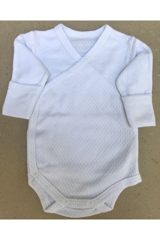 Özdemirlitekstil Bebelino Çıtçıtlı Badi Kruvaze (3'Lü Paket) (456373120) Beyaz