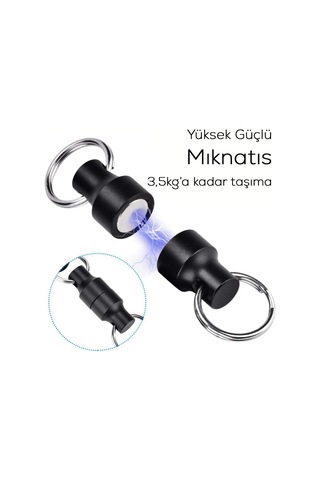 Shufa Çift Karabinalı Mıknatıs Ekipman Tutucu - Standart
