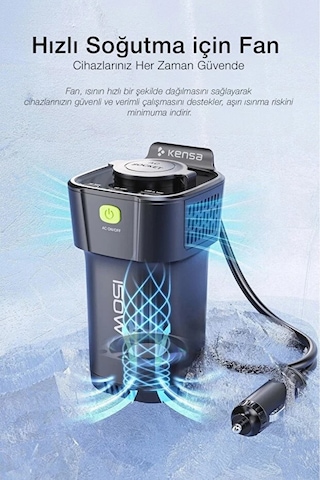 150w Araç Elektrik Adaptörü 12v To 220v İnvertör, Usb & Type-c Çoklu Araç Dönüştürücü 5 İ 1 Arada