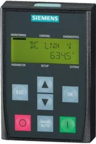 6SL3255-0AA00-4CA1 SINAMICS G120 Basic Operator Panel (BOP-2) 6SL3255-0AA00-4CA1 SINAMICS G120 Basic Operator Panel (BOP-2)