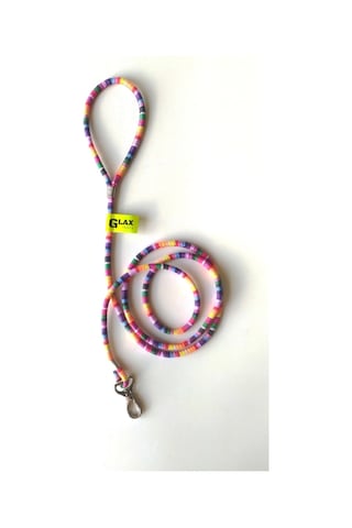 Glax Tools Kedi Köpek Gezdirme İpi Zinciri Tasma Halatı Kayışı 150 CM 2'li Çok Renkli