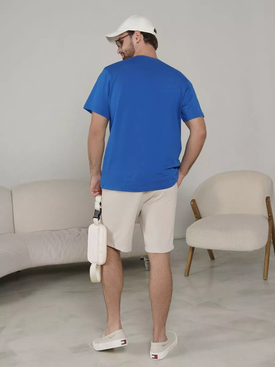 Lajkı-majkı Mavi Düz Tişört 172437848 Açık Mavi