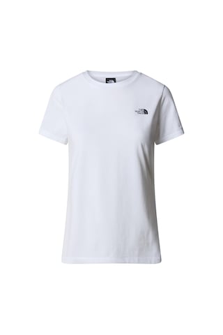 The North Face W S/s Simple Dome Slim Tee Kadın T-shirt-28132-beyaz Beyaz