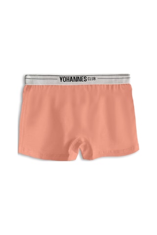 Yohannes Club, Kız Çocuk, Pamuklu Boyshort Boxer , 4'lü Paket, Karışık Renkli Çok Renkli