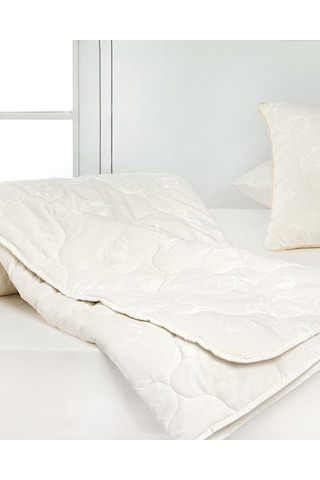 English Home Comfy Pamuk Tek Kişilik Yorgan 155x215 Cm Beyaz