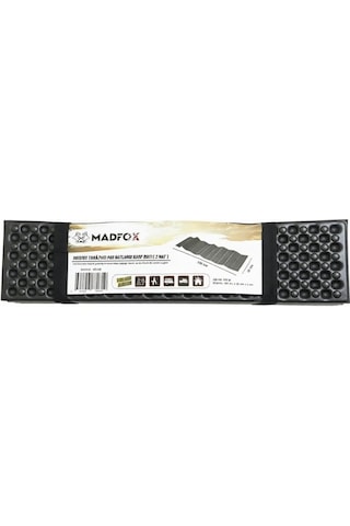 Madfox Trailpad Pro Katlanır Kamp Matı Z Mat Siyah Siyah