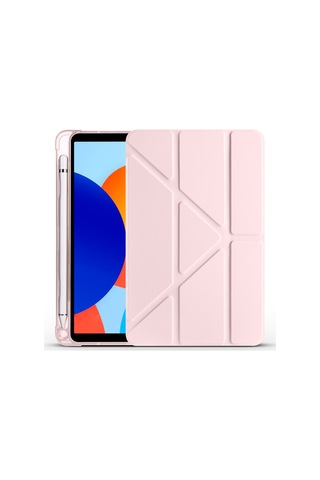 Xiaomi Redmi Pad Se 8.7 Kılıf Zore Tri Folding Kalem Bölmeli Standlı Kılıf Kapaklı Kılıf