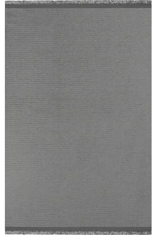 Toprak Halı Düz Renk Kilim Bonita 10513 Gri 160x230 Ölçü Gri
