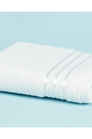 Madame Coco Maynor Bordürü Floşlu Yüz Havlusu 1khvlu1965yüz Havlusu-beyaz