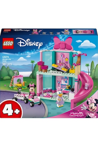 LEGO® ǀ Disney Minnie’nin Evcil Hayvan Oteli Mickey’nin Kulüp Evi 43274 - 4 Yaş ve Üzeri Çocuklar için Yaratıcı Oyuncak Yapım Seti (161P)