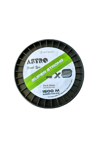 Remixon Astro 8b Green 1500m İp Misina 0,35mm 0,35mm