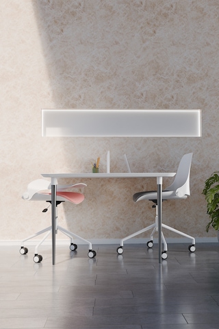 Karr Office Osaka Minimalist Çalışma Sandalyesi Pembe