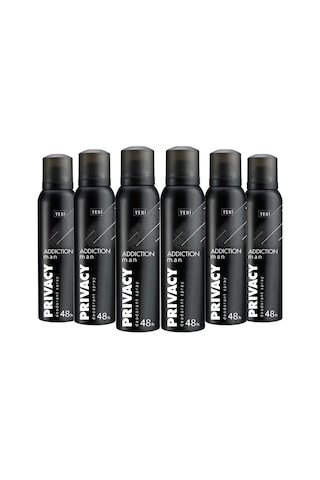 Man Addiction Erkek Deodorant 6x150ml
