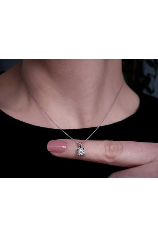 Sirius G Renk 0,42 Karat Pırlanta Tektaş Kolye 0824P0001