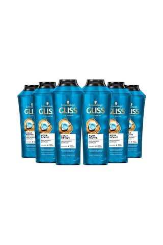 Aqua Revive Hyaluron Ve Deniz Yosunu Içeren Nemlendirici Şampuan 500 Ml X 6