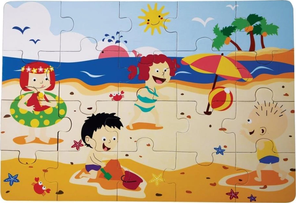 Cs-1282 Yaz Ahşap Yer Puzzle Aklby-bsva58 Standart