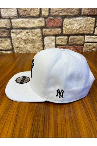 Hamze Ny New York Nakış Hip-hop Snapback Rapper Basket Beyzbol Şapka Cap Beyaz