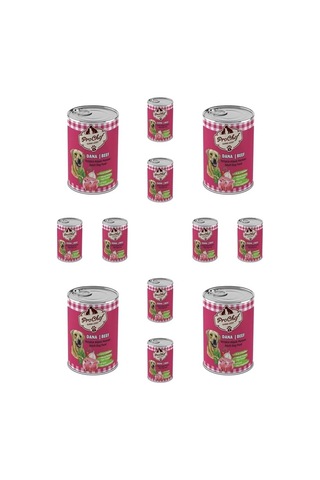 12 Adet Yetişkin Dana Etli Kıyılmış Köpek Maması 415 Gr 12'li Pro Chef Konserve Yaş Mama
