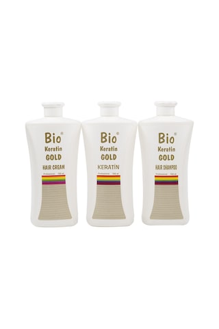 Bio Keratin Gold Brezilya Fönü Şampuan + Saç Kremi + Keratin