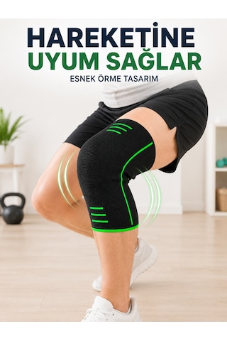 Nefes Alabilen Örme Dizlik Esnek Yapılı Spor Ve Egzersiz Dizliği - Lisinya