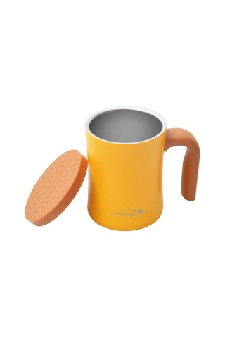 NURGAZ Campout Çift Katmanlı Termos Kupa Sarı (NG 174-S)