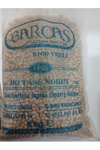 Barcas 9 Mm 5 Kg İri Tane Nohut