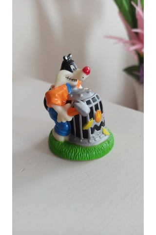 Vintage Sylvester Orijinal Yumuşak Figür & 7 Cm