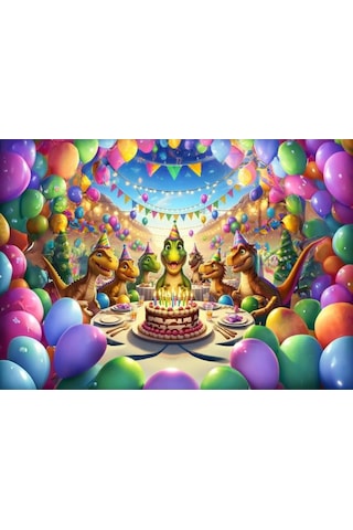 Art Puzzle Kids Dinazor Partisi 4 Yaş Üzeri - 50 Parça Yapboz 35318
