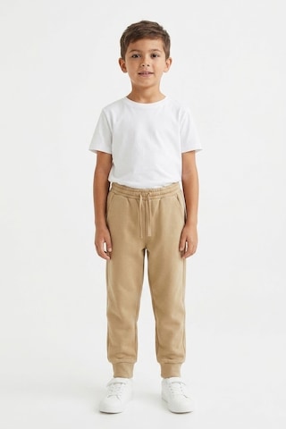 Nacar Store Pantolon Görünümlü Unisex Eşofman Altı-şardonsuz İki İplik, Beli Lastikli Okul Ve Günlük Kullanım Bej
