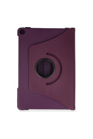Lenovo Tab M10 Tb328fu Kılıf 360 Tablet Deri Kılıf - Mürdüm - 100 Diğer