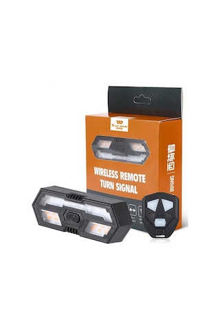 Schulzz Uzaktan Kumandalı Bisiklet Stop Lambası Led Sinyalli, Su Geçirmez, Usb Şarjlı, Alarm Sesli 5m Arka Lamba