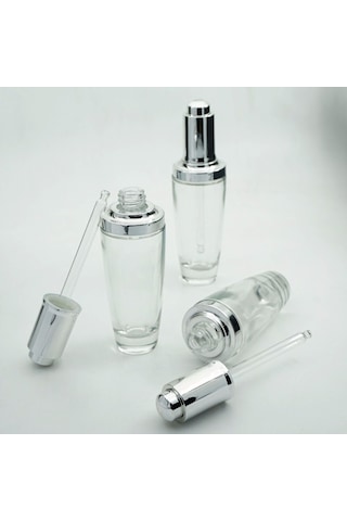 Boş DaMLalık Şişe Özel 50 ML 2 Adet Boş Şeffaf