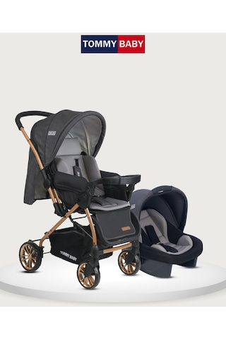 Tommybaby TB-980 Gold Travel Sistem Bebek Arabası Puset