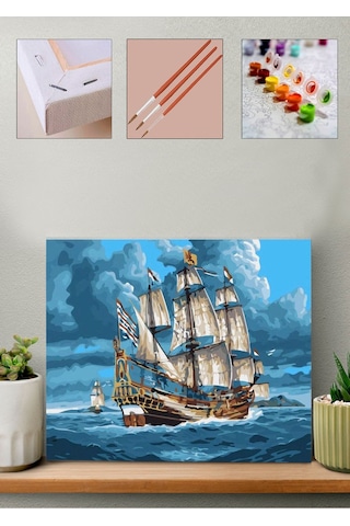 Sayılarla Boyama Seti - Fırtına