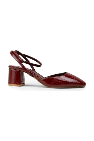 Deery Kadın Bordo İnce Bantlı Topuklu Ayakkabı - Rd016zbrdm01 Bordo