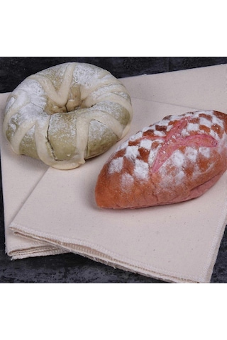 Folinda Ekmek Mayalanma Bezi, Tamamen Pamuk, Tekrarlı Kullanım, Fırın Gereci, Unbleached, Anti-kuru, 1 Adet Beyaz