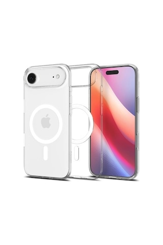 Spigen Apple iPhone Uyumlu Air İle Uyumlu Magsafe Kılıf Liquid Crystal Mag Fit Sararmaya Dayanıklı İnce Beyaz