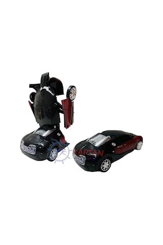 Transformers Robota Dönüşen Pilli Bugatti Oyuncak Araba