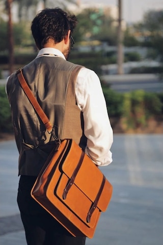 Ryoko Bristol Satchel Deri Evrak Ve Laptop Çantası Evrak Çantası Kahverengi
