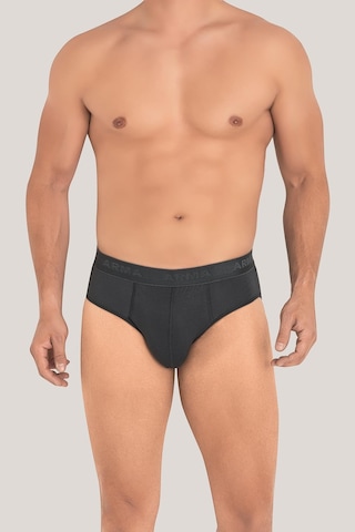 Arma Yıldız Erkek Bambu Slip Külot Düz Füme 3'lü Paket Füme