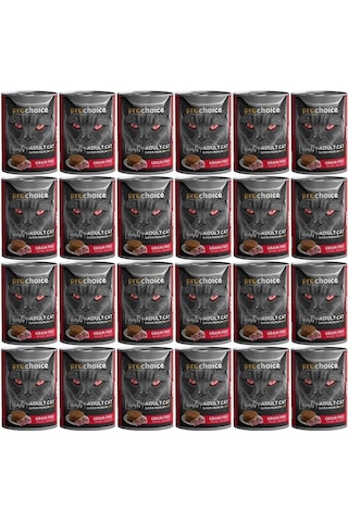 Pro Choice Kuzu Etli Sekersiz Tahilsiz Ezme Yetiskin Kedi Konservesi 400gr 24 Adet