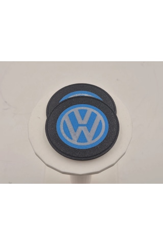 Volkswagen Araç Bardaklık Altlığı , Vw Şişe Ve Bardak Altlığı, Volkswagen Logolu Oto Bardaklık Altlı