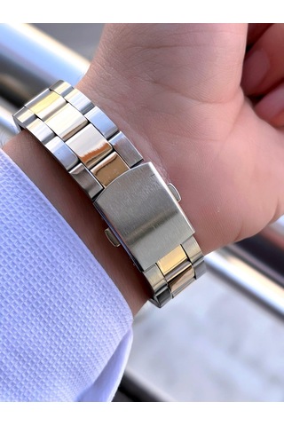 Coliseum Çelik Kordon Takvimli Kadran Kutulu Seri Erkek Kol Saati Ft.aas.ı018