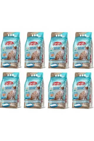 Energy Marsilya Sabunu Kokulu İnce Taneli Topaklaşan Bentonit Kedi Kumu 8 x 10 L