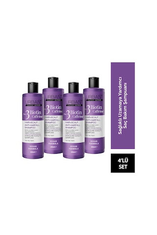 Urban Care Expert Biotin & Caffeine Dökülme Karşıtı Şampuan 4 x 350 ML