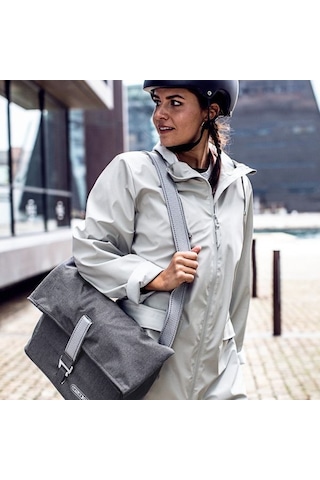 Ortlieb F8101 Twın-cıty Urban Omuz / Arka Bagaj Çantası 9l Granıt Ql2.1 Siyah