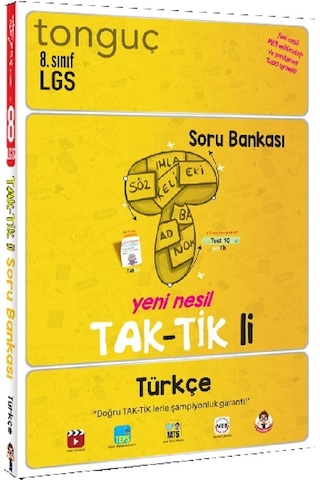 Tonguç 8. Sınıf Lgs Taktikli Soru Bankası Sözel Set 2021-2022
