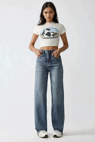 Hiccup Straight Fit Denim Pantolon Mavi
